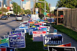 Houston Election Signs