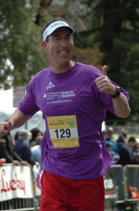 Bob Angus running Oakland Marathon 2012 for Team in Training