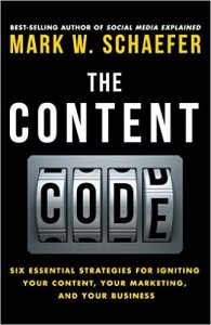 The Content Code by Mark Schaefer, Mark Schaefer, content marketing, content marketing book, online marketing, make money online