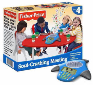 Prank soul crushing meeting kids game